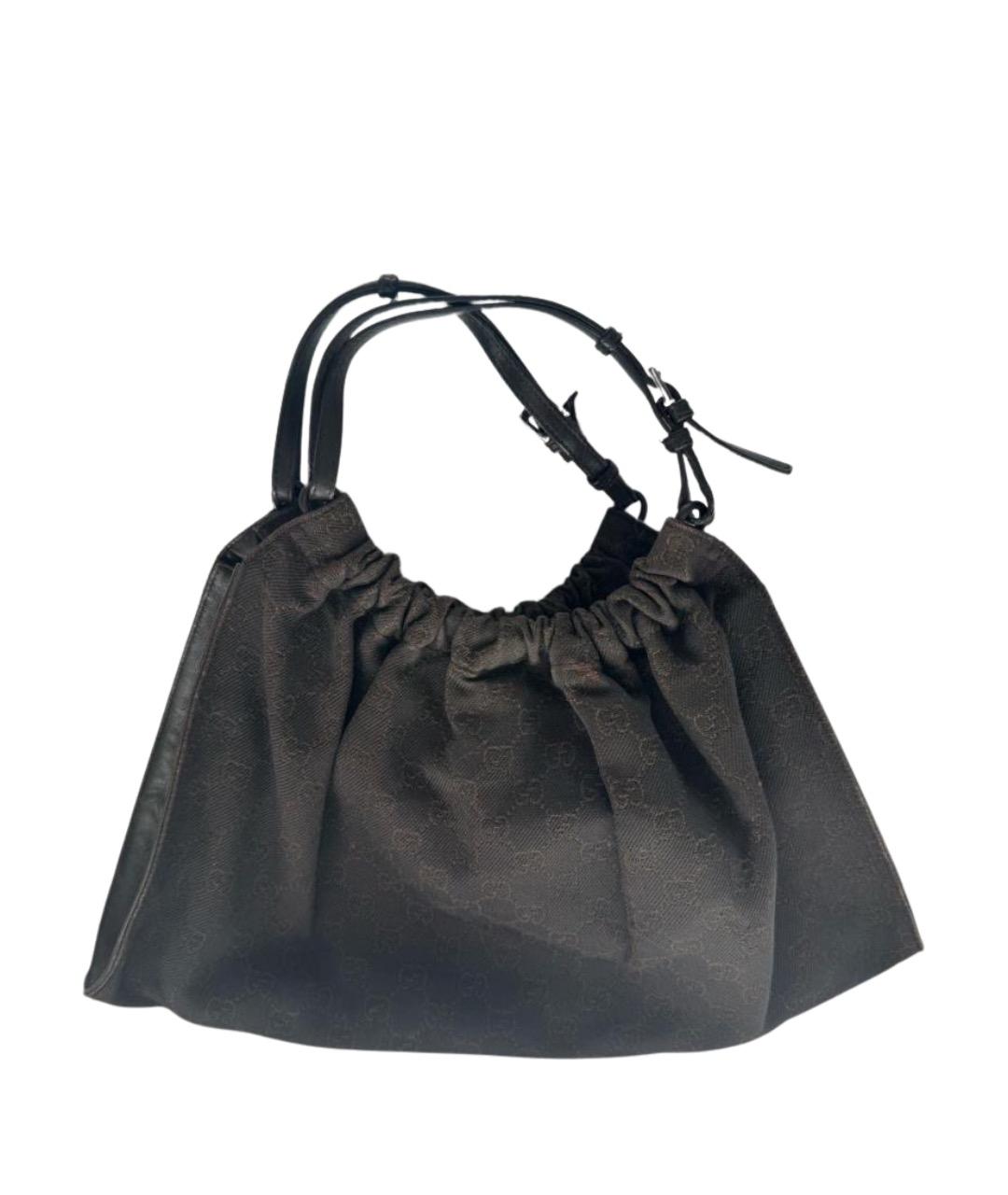 GUCCI Коричневая сумка с короткими ручками, фото 1