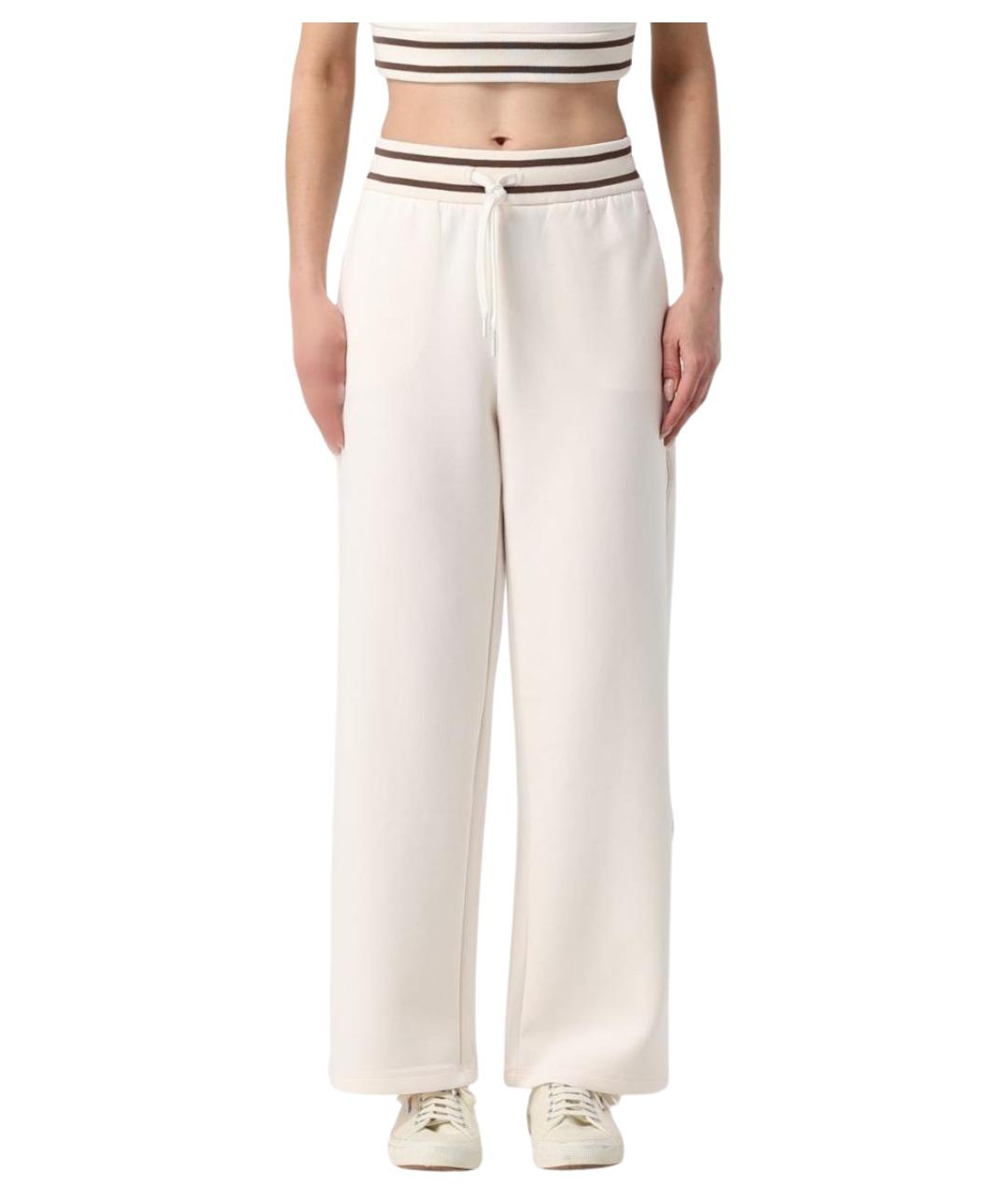 ARMANI EXCHANGE Бежевые прямые брюки, фото 1