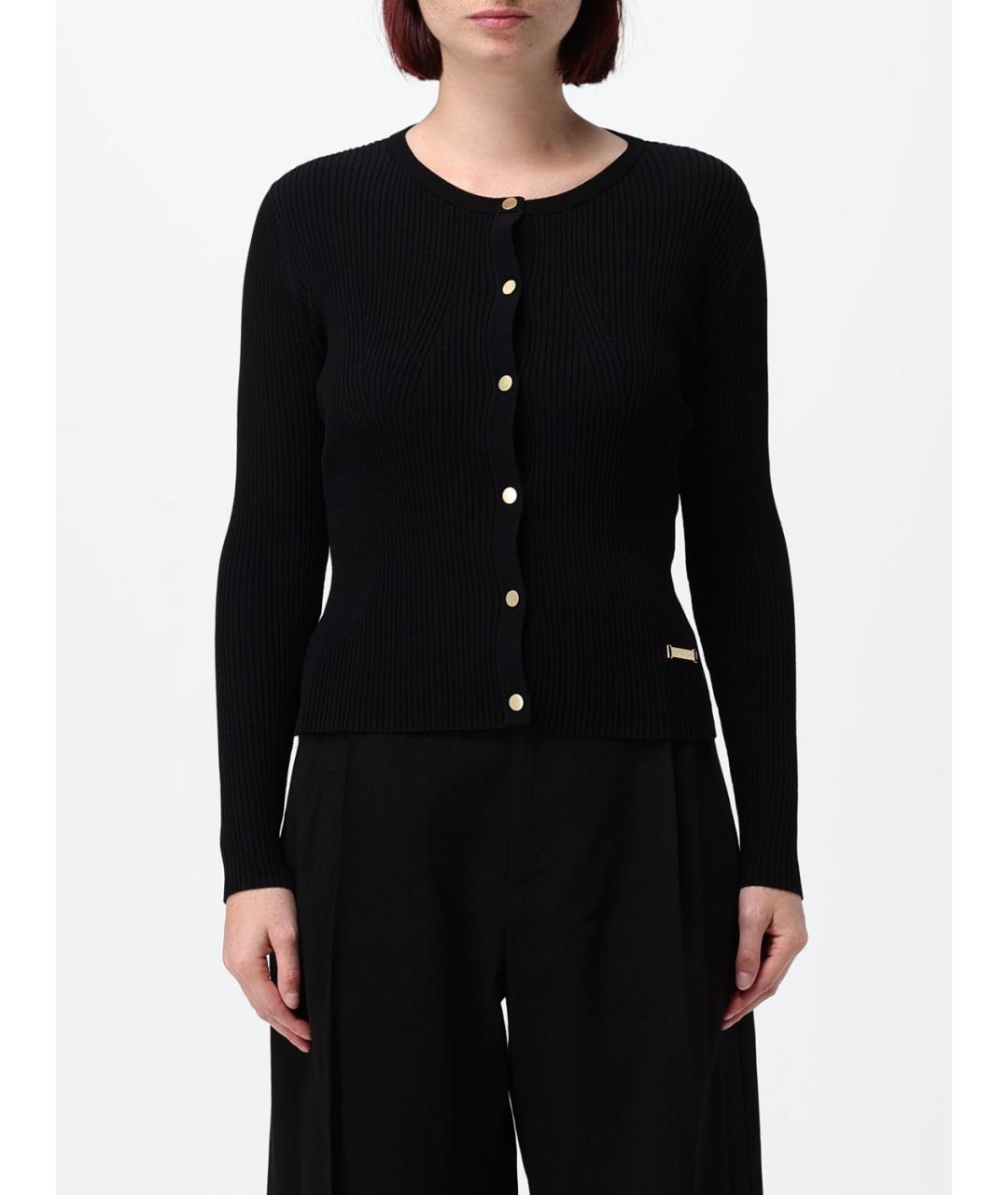 ARMANI EXCHANGE Черный вискозный кардиган, фото 1