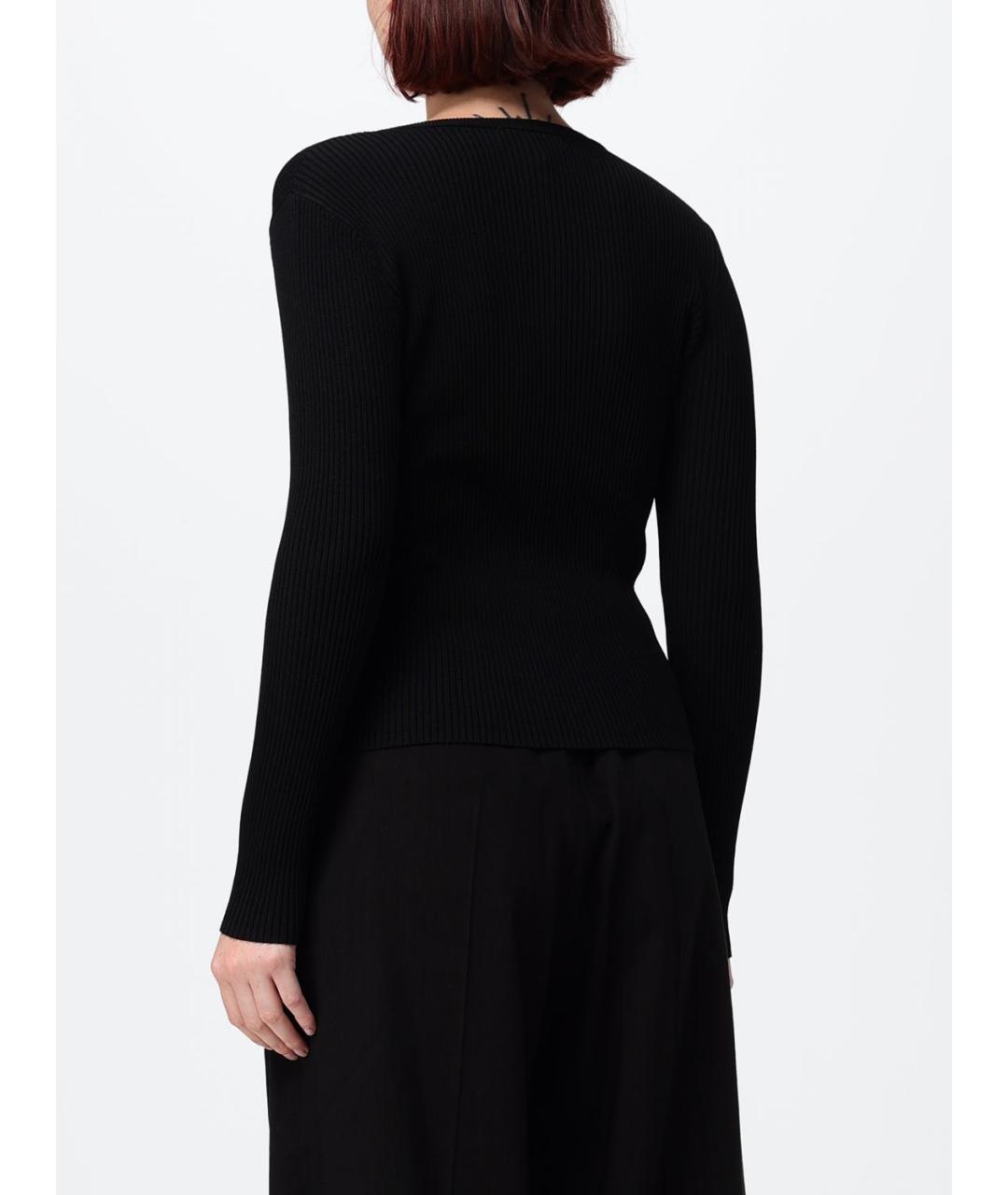 ARMANI EXCHANGE Черный вискозный кардиган, фото 2