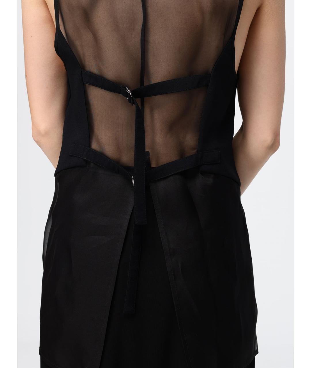 EMPORIO ARMANI Черная вискозная блузы, фото 4