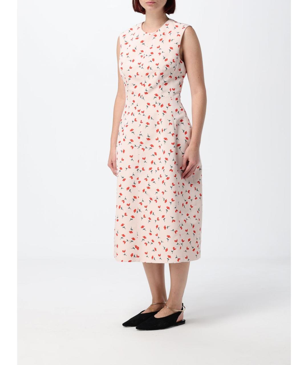 JIL SANDER Розовое повседневное платье, фото 4
