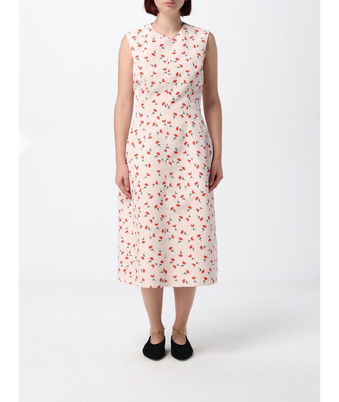 JIL SANDER Розовое повседневное платье, фото 3
