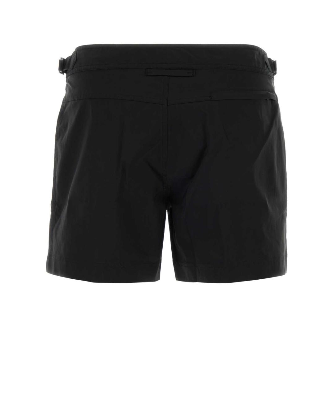 TOM FORD Черные полиэстеровые шорты, фото 2