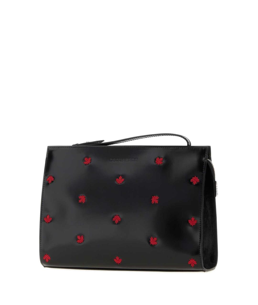 DSQUARED2 Черная кожаная папка для документов, фото 2