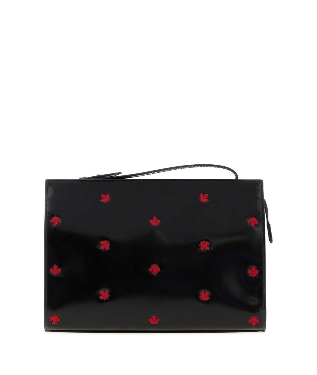 DSQUARED2 Черная кожаная папка для документов, фото 1