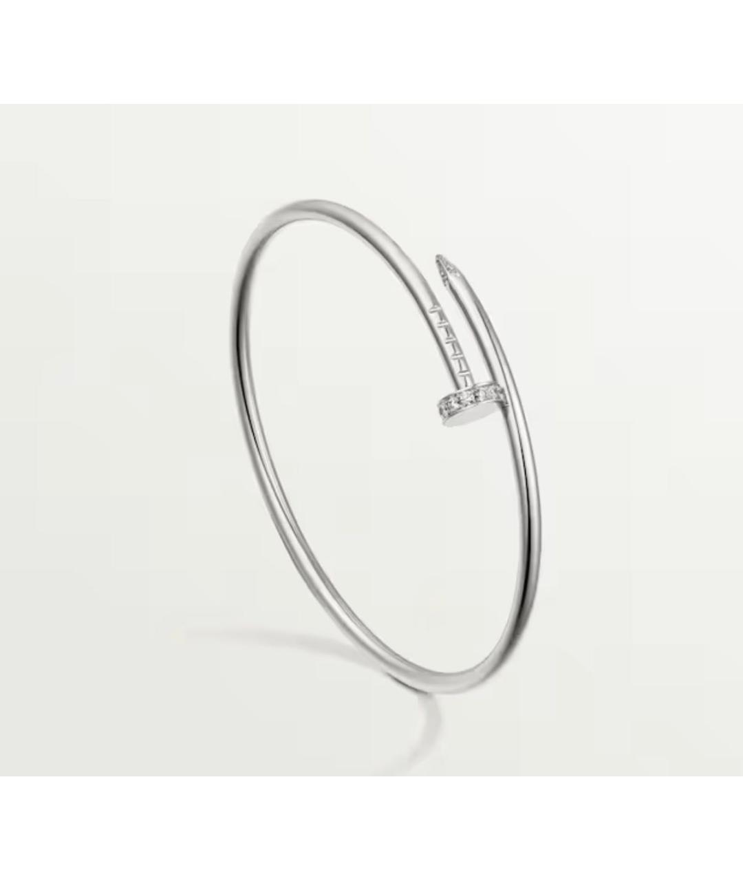 CARTIER Серебряный браслет из белого золота, фото 9