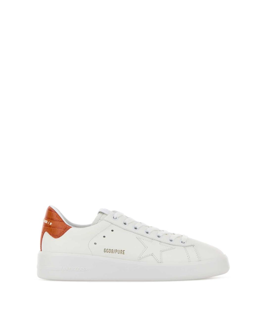 GOLDEN GOOSE Белые кожаные кроссовки, фото 1