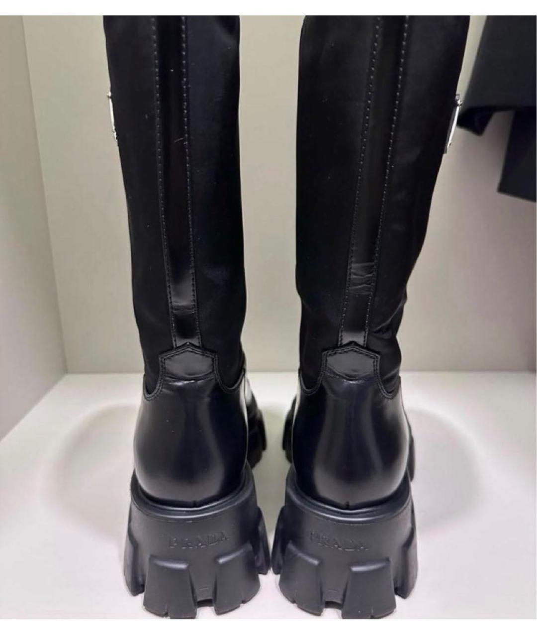 PRADA Черные полусапоги, фото 4