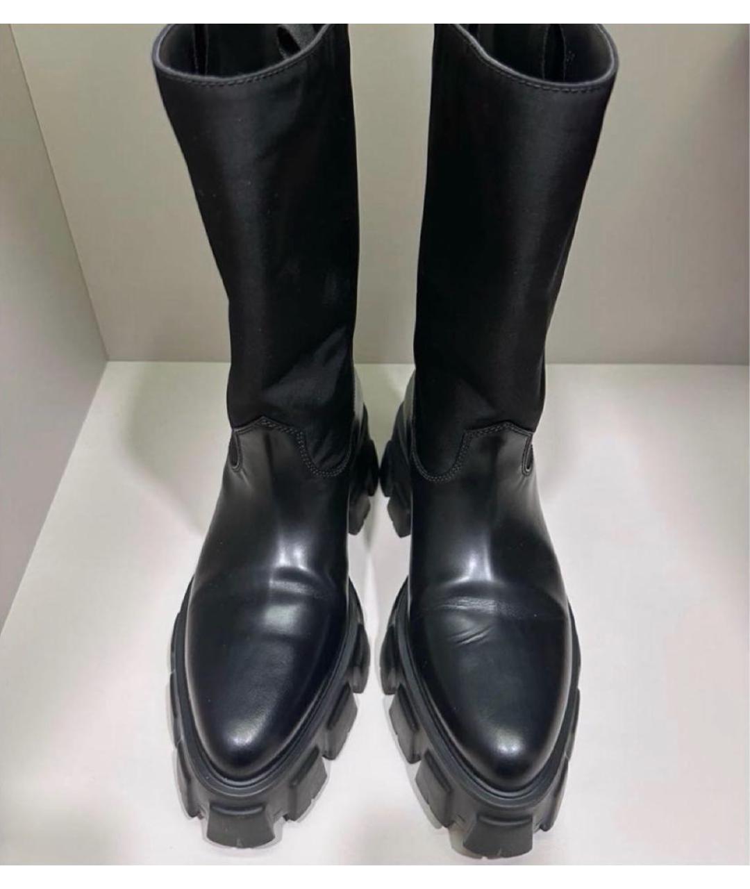 PRADA Черные полусапоги, фото 2