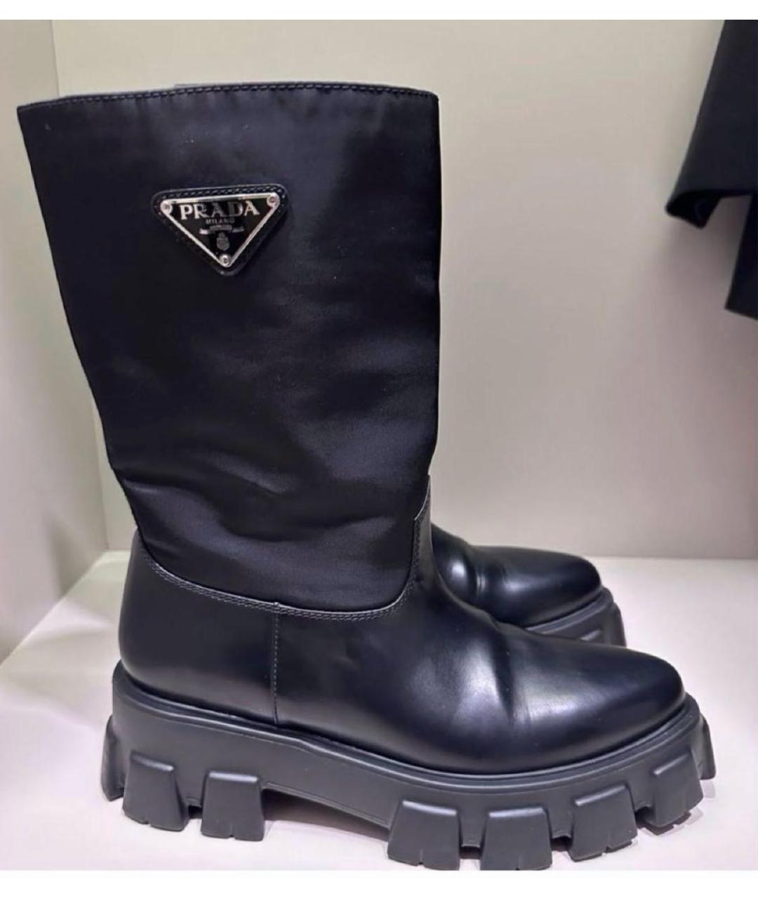 PRADA Черные полусапоги, фото 7