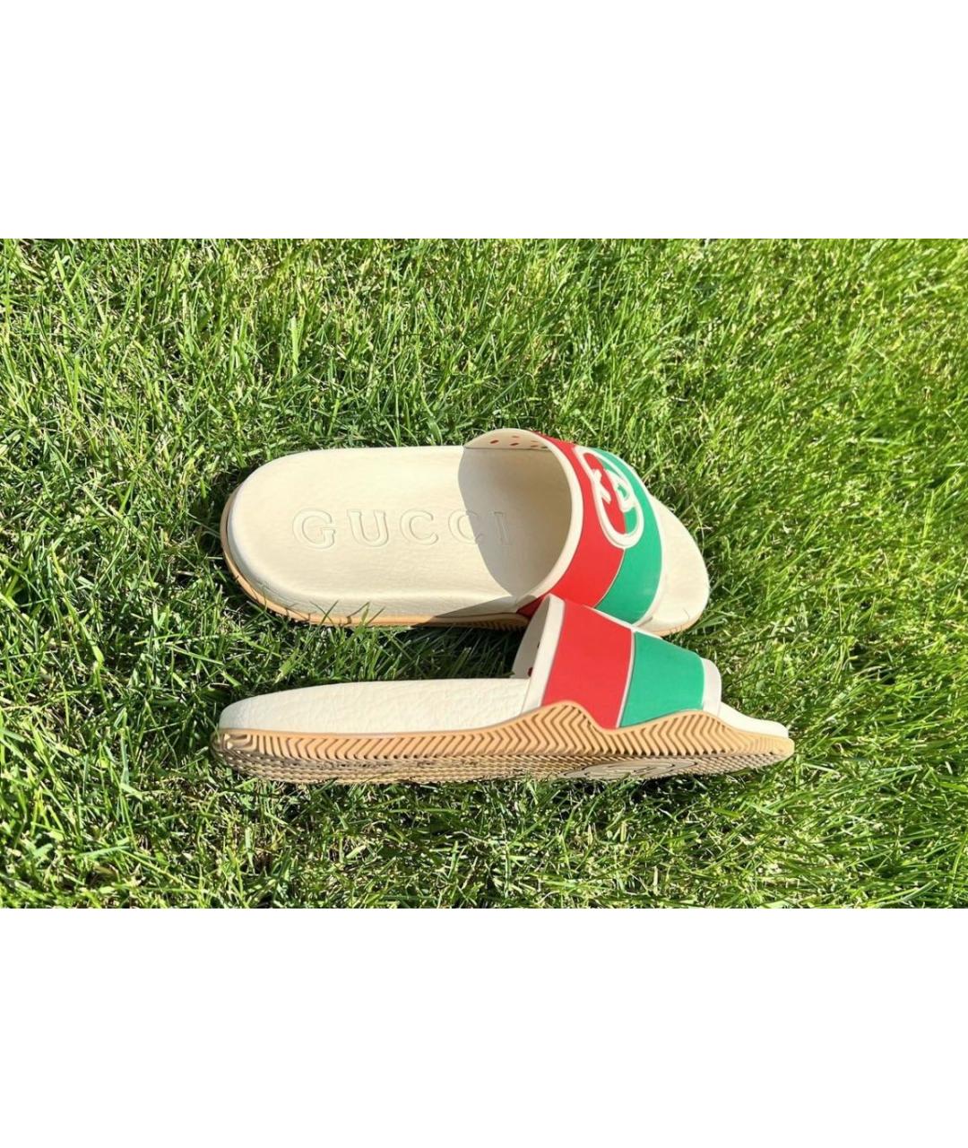 GUCCI Мульти шлепанцы, фото 9