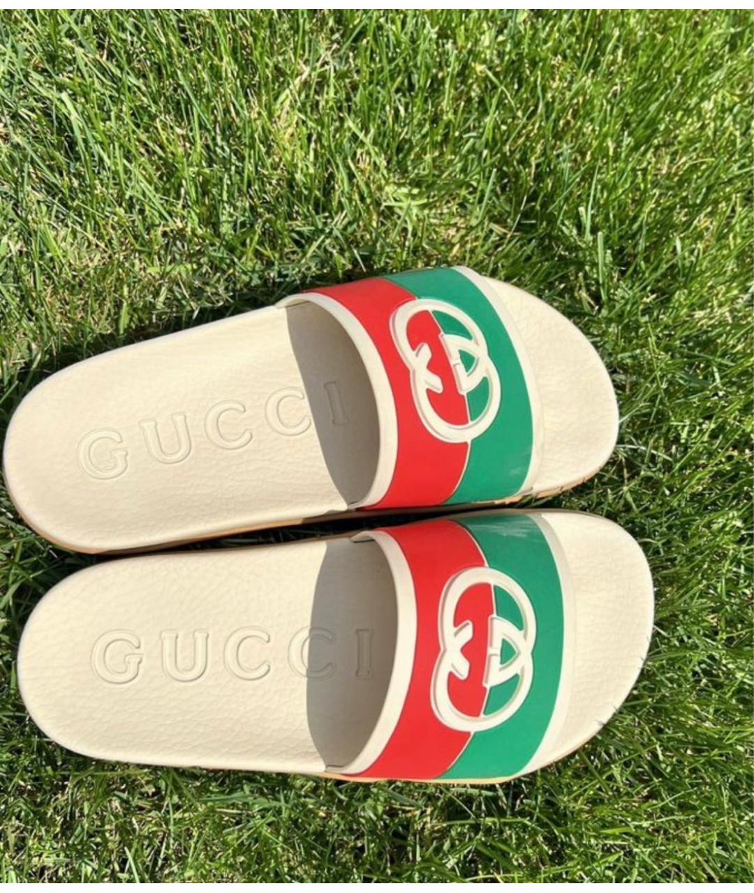 GUCCI Мульти шлепанцы, фото 8