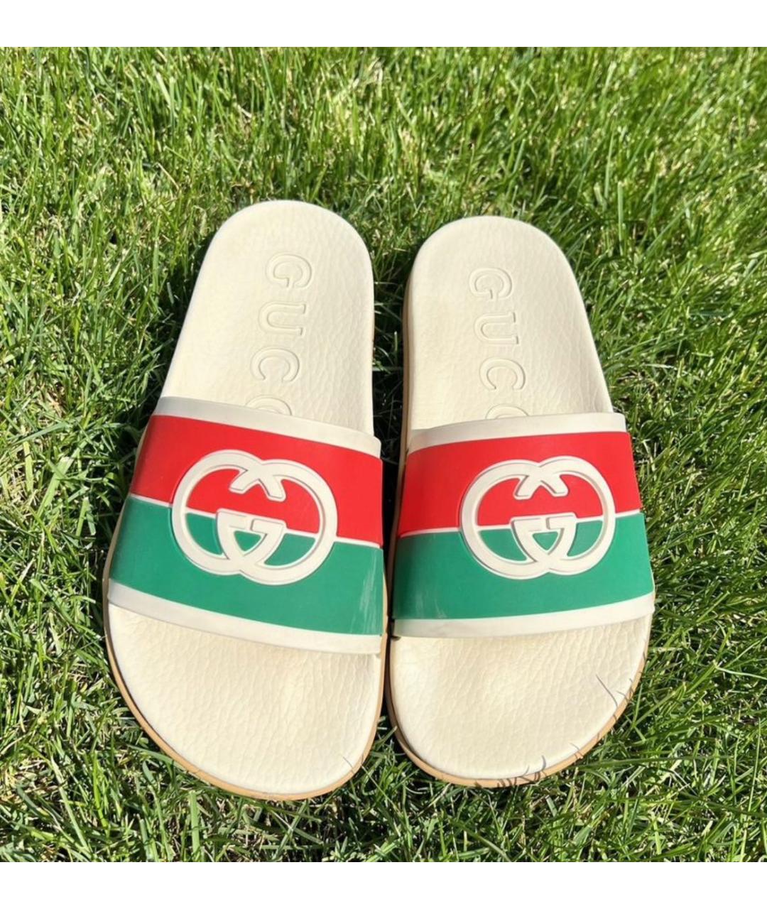 GUCCI Мульти шлепанцы, фото 5
