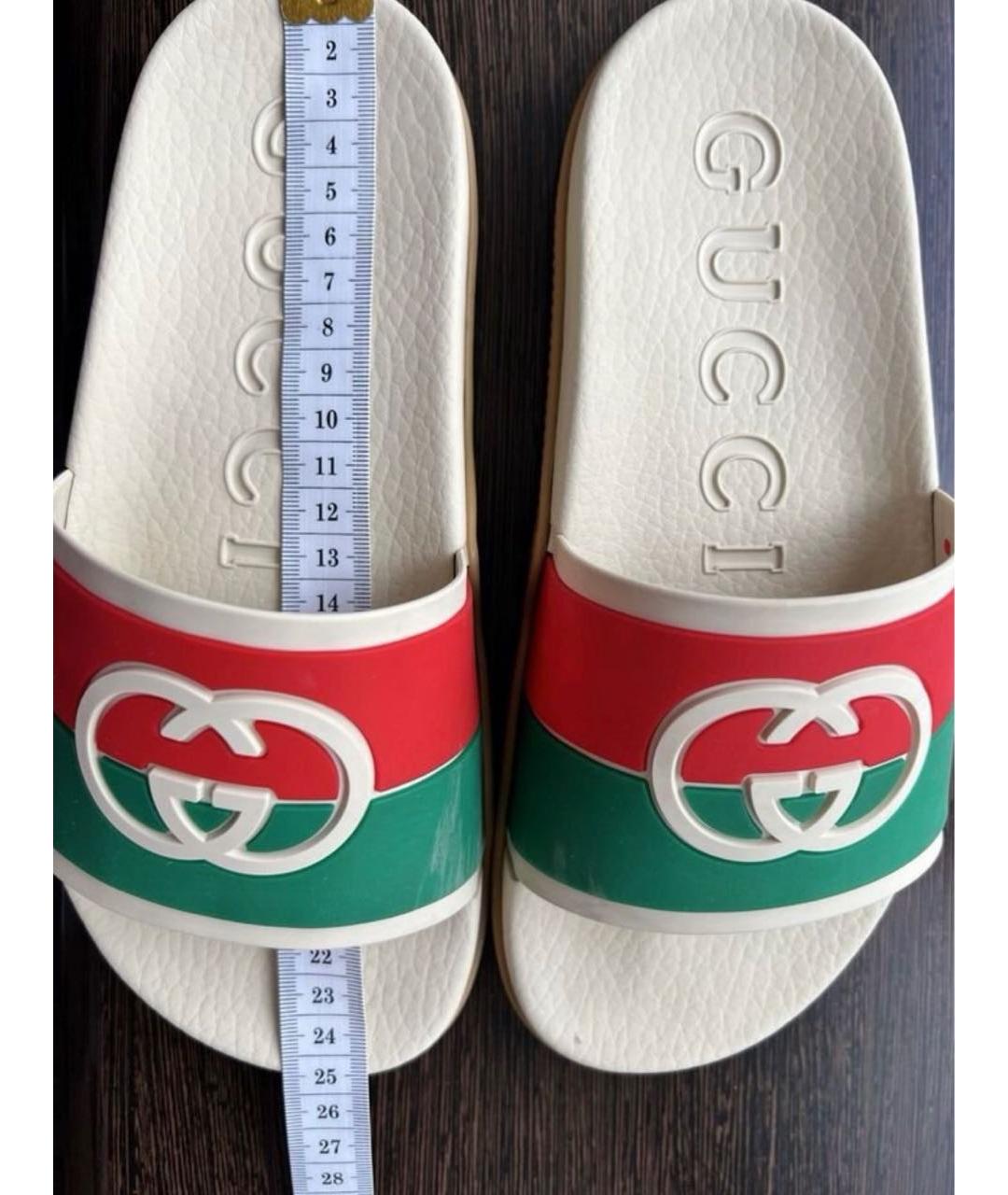 GUCCI Мульти шлепанцы, фото 7