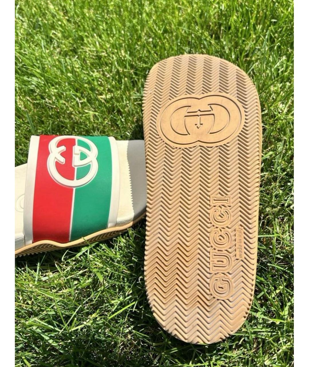 GUCCI Мульти шлепанцы, фото 6