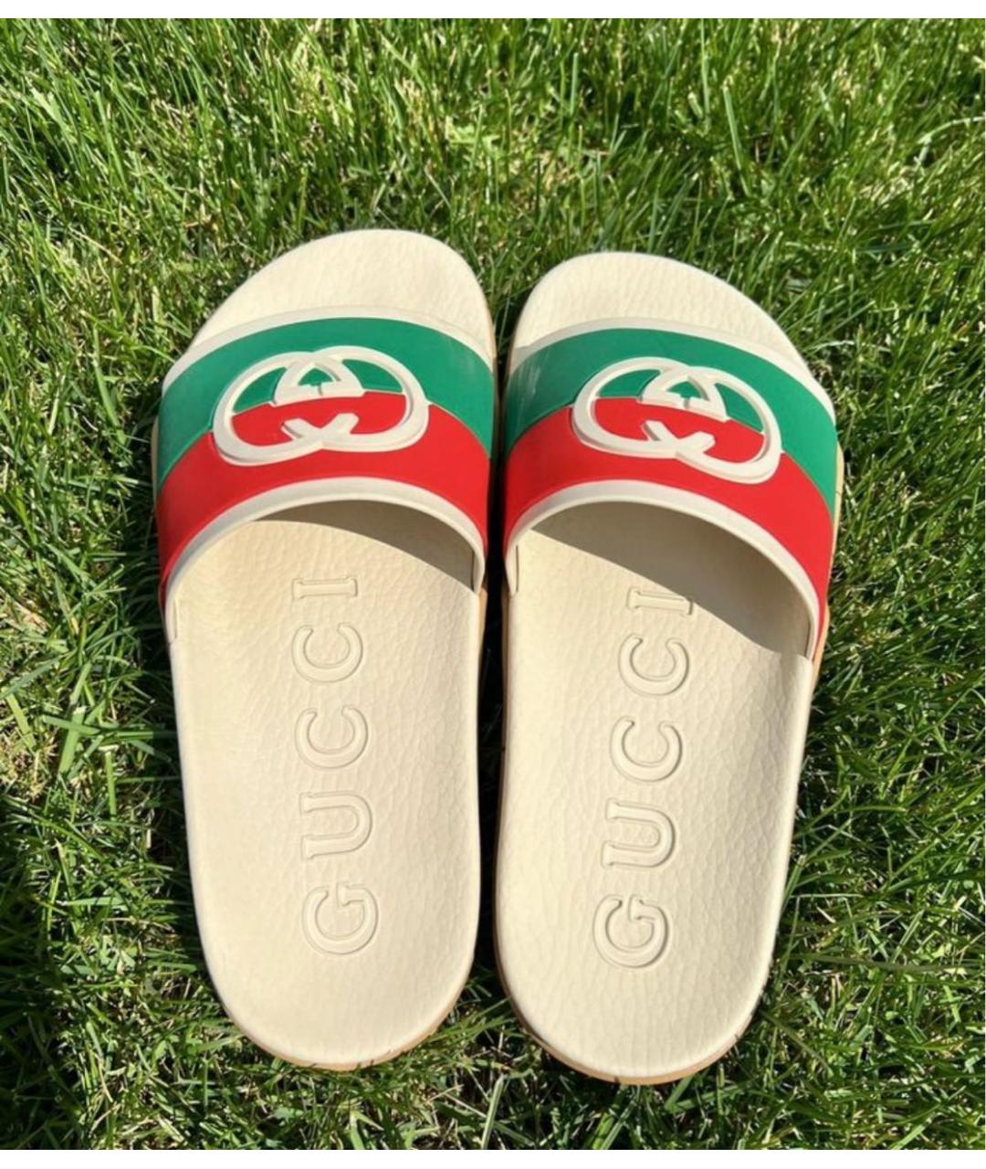 GUCCI Мульти шлепанцы, фото 4