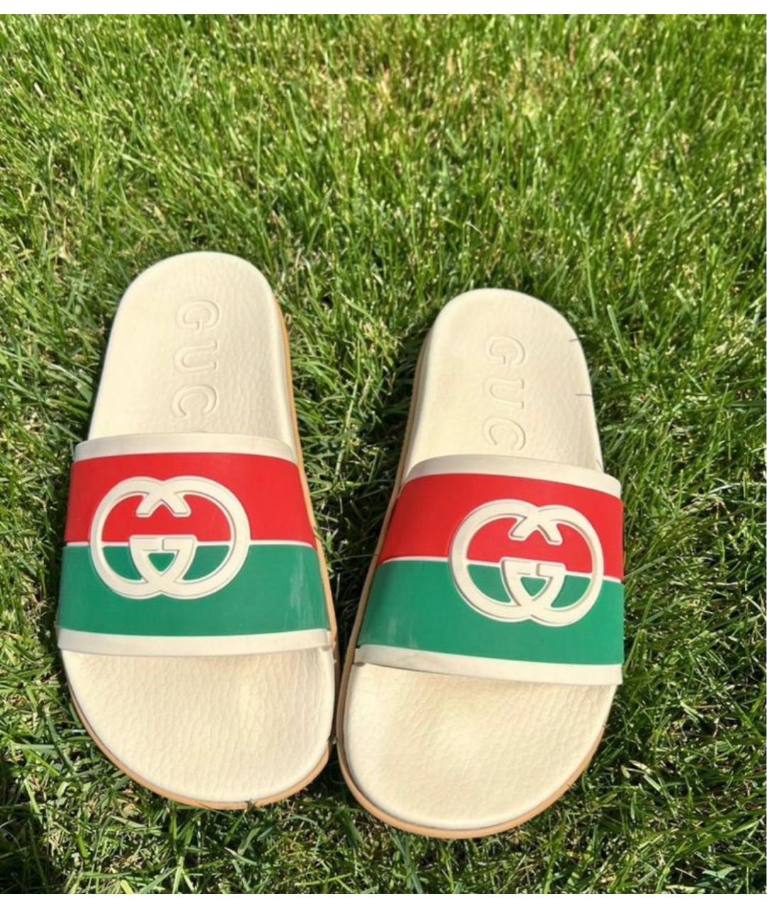 GUCCI Мульти шлепанцы, фото 3