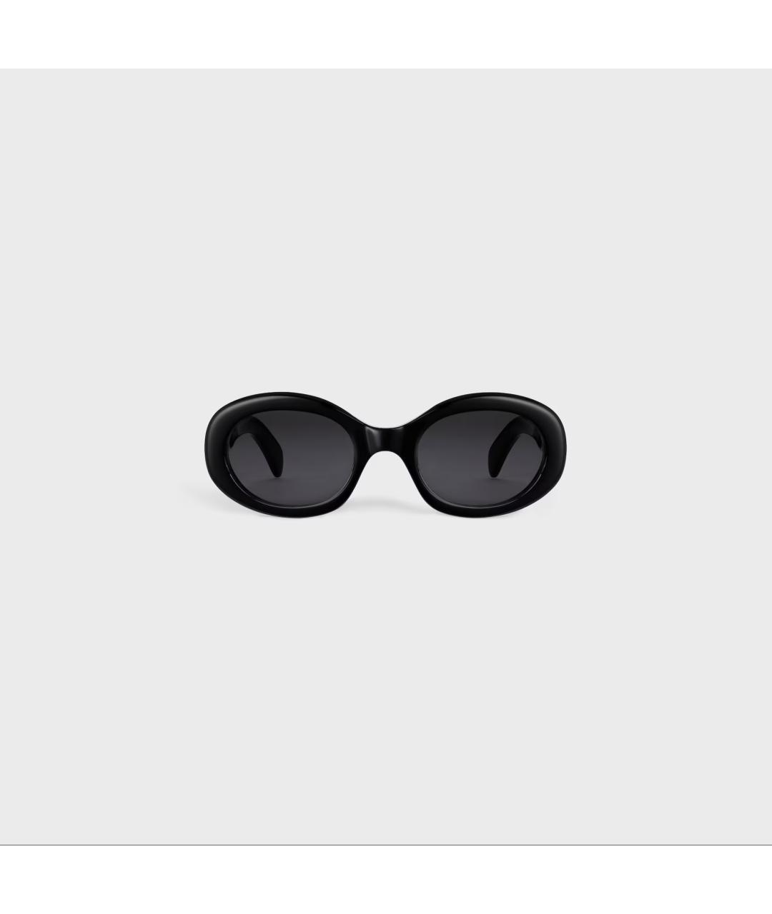 CELINE Черные пластиковые солнцезащитные очки, фото 2