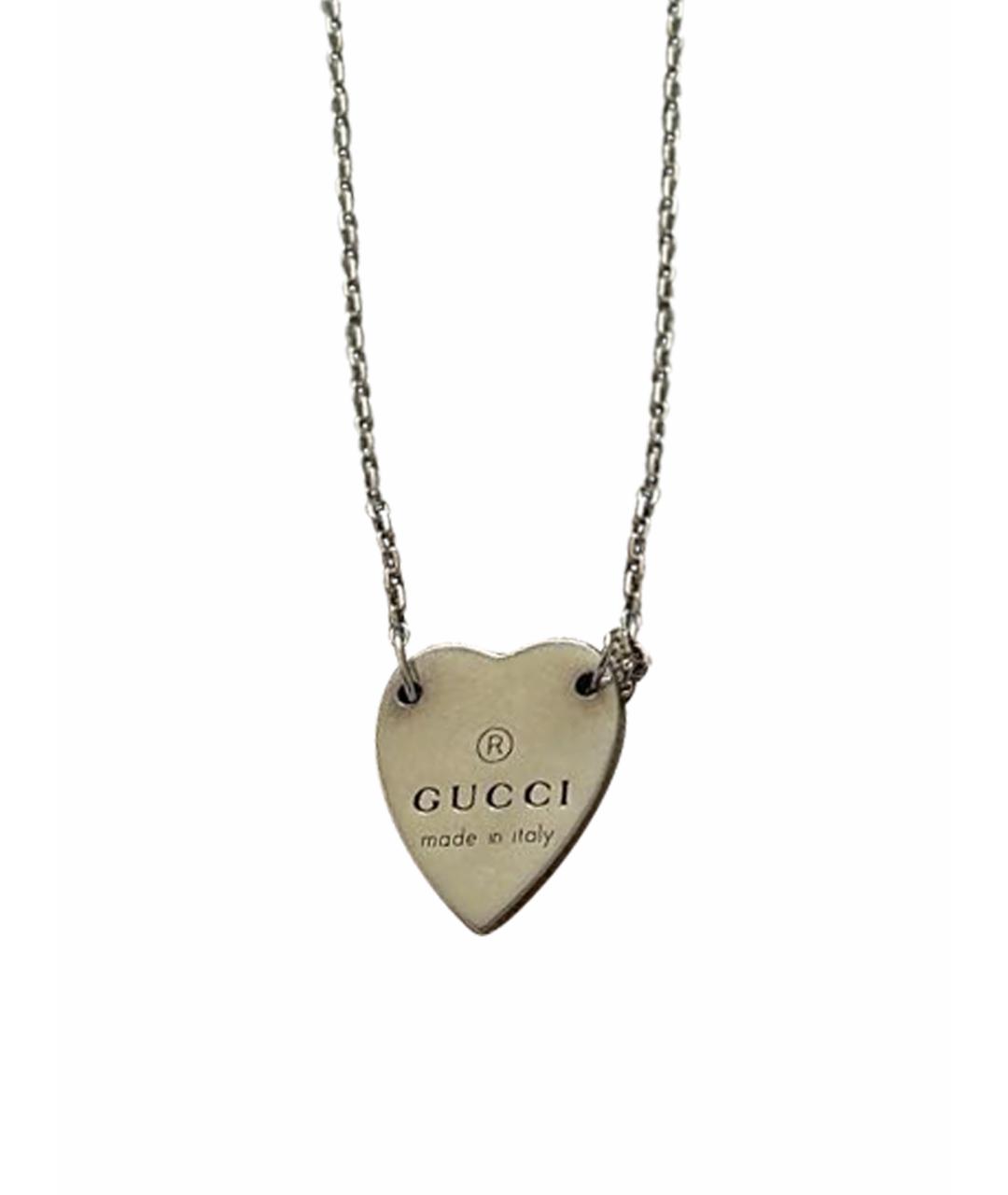 GUCCI Серебряный серебряный кулон, фото 1