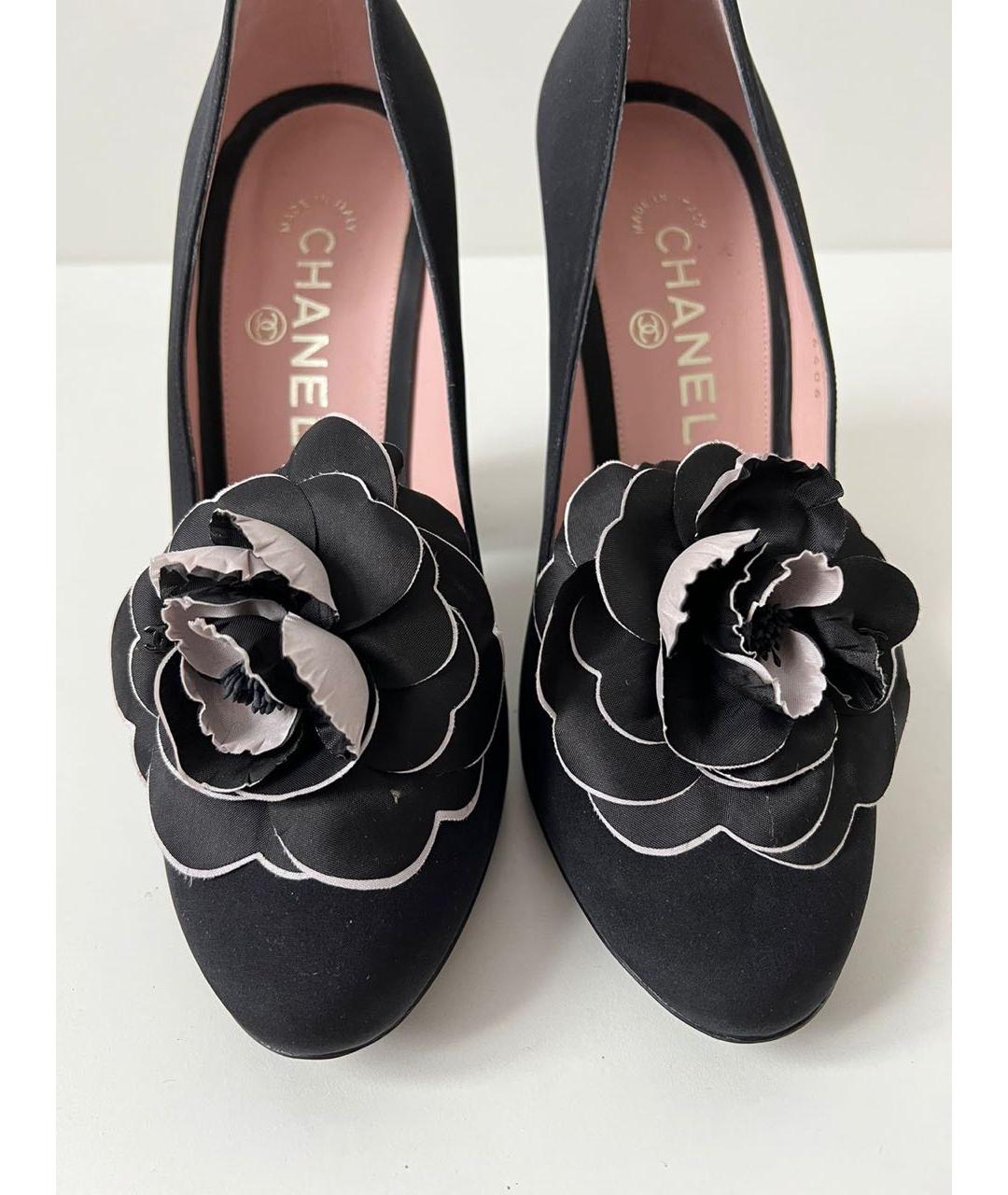 CHANEL Черные туфли, фото 3