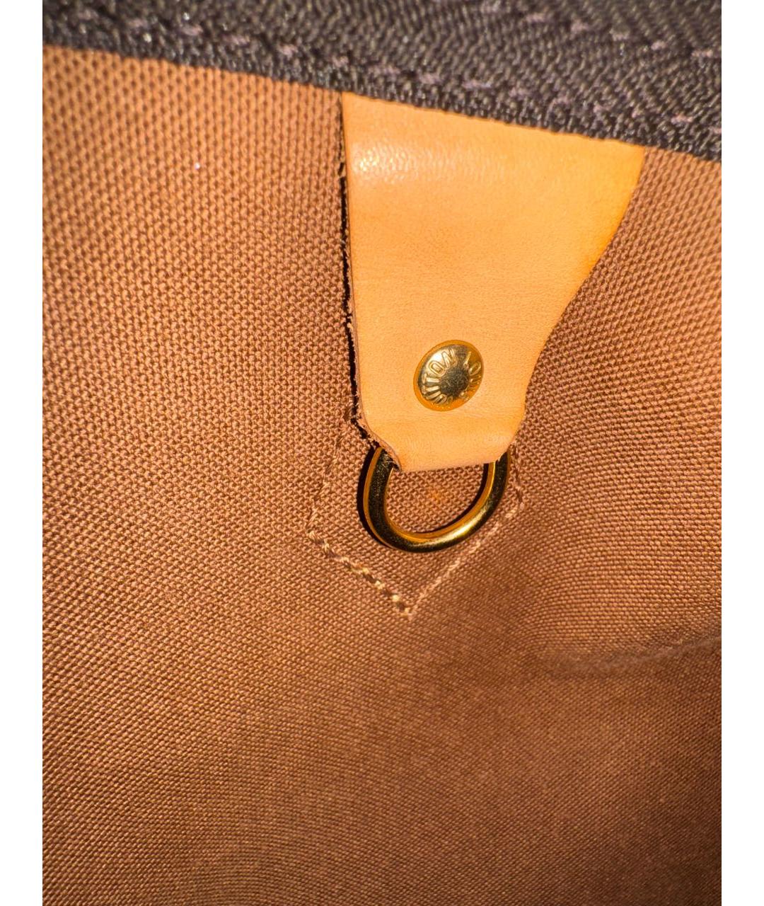 LOUIS VUITTON Коричневая сумка с короткими ручками, фото 8