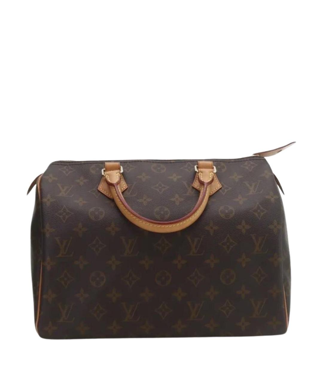 LOUIS VUITTON Коричневая сумка с короткими ручками, фото 1