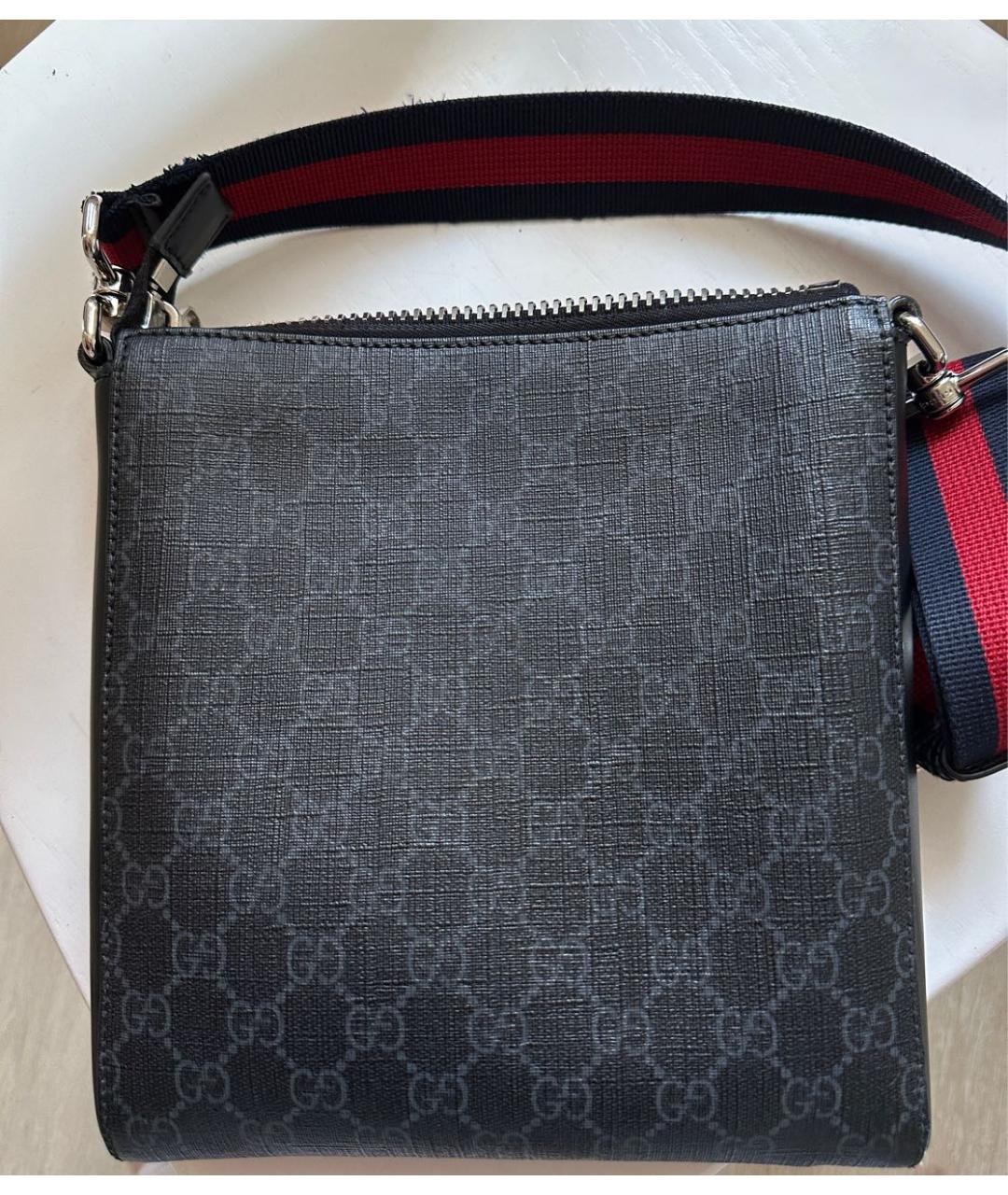 GUCCI Темно-синяя сумка на плечо, фото 2