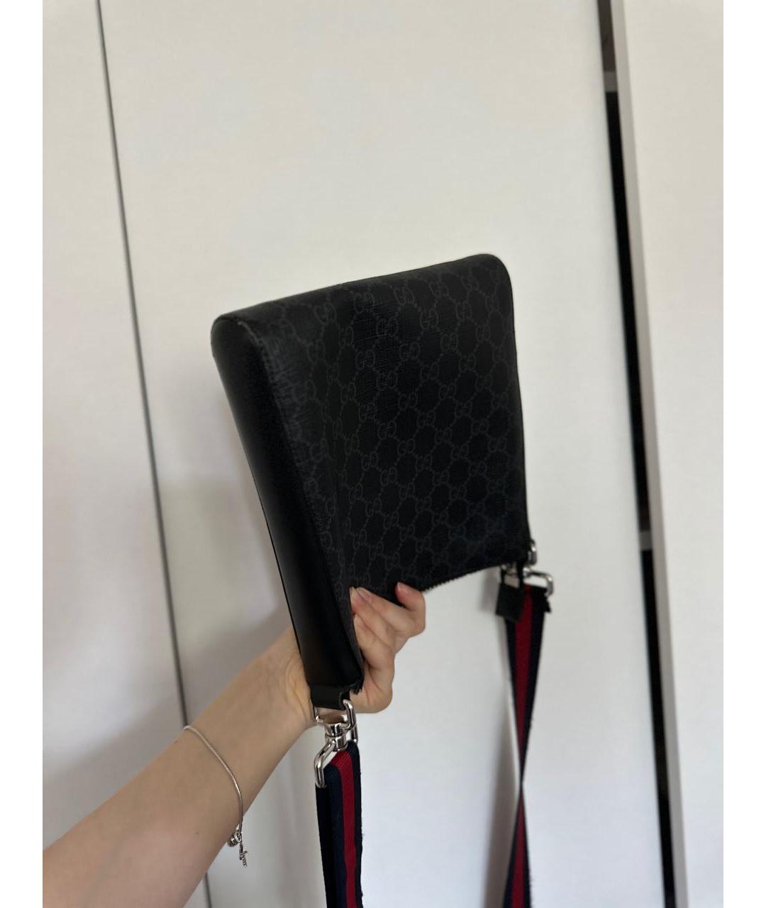 GUCCI Темно-синяя сумка на плечо, фото 5