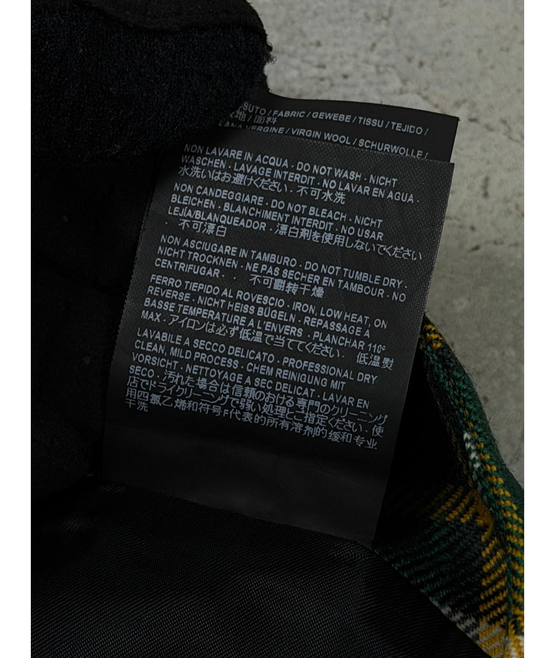 BALENCIAGA Зеленая шерстяная юбка миди, фото 6
