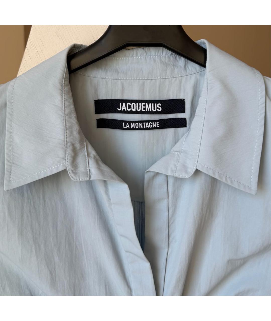 JACQUEMUS Голубая рубашка, фото 6