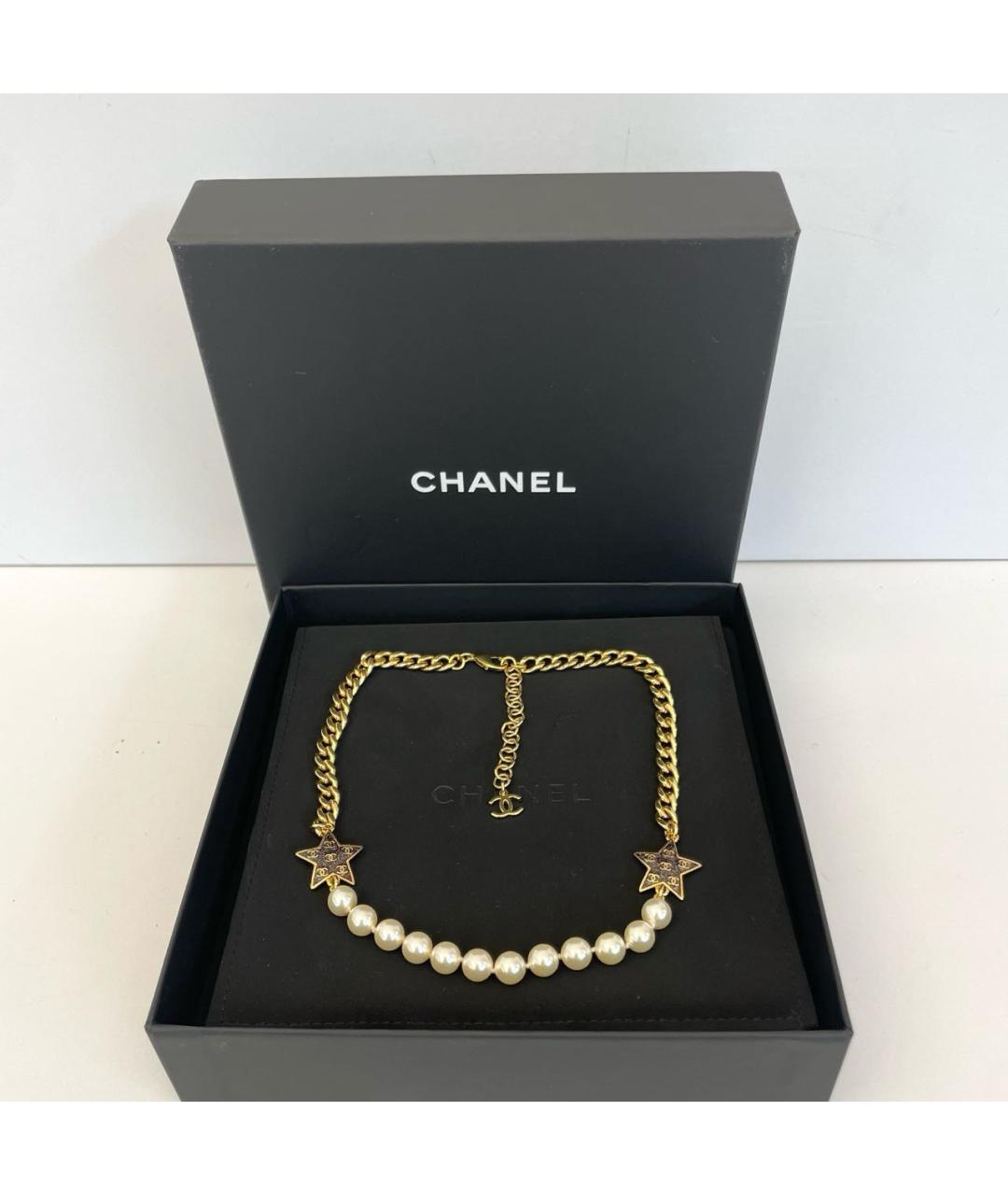 CHANEL Золотое колье, фото 6