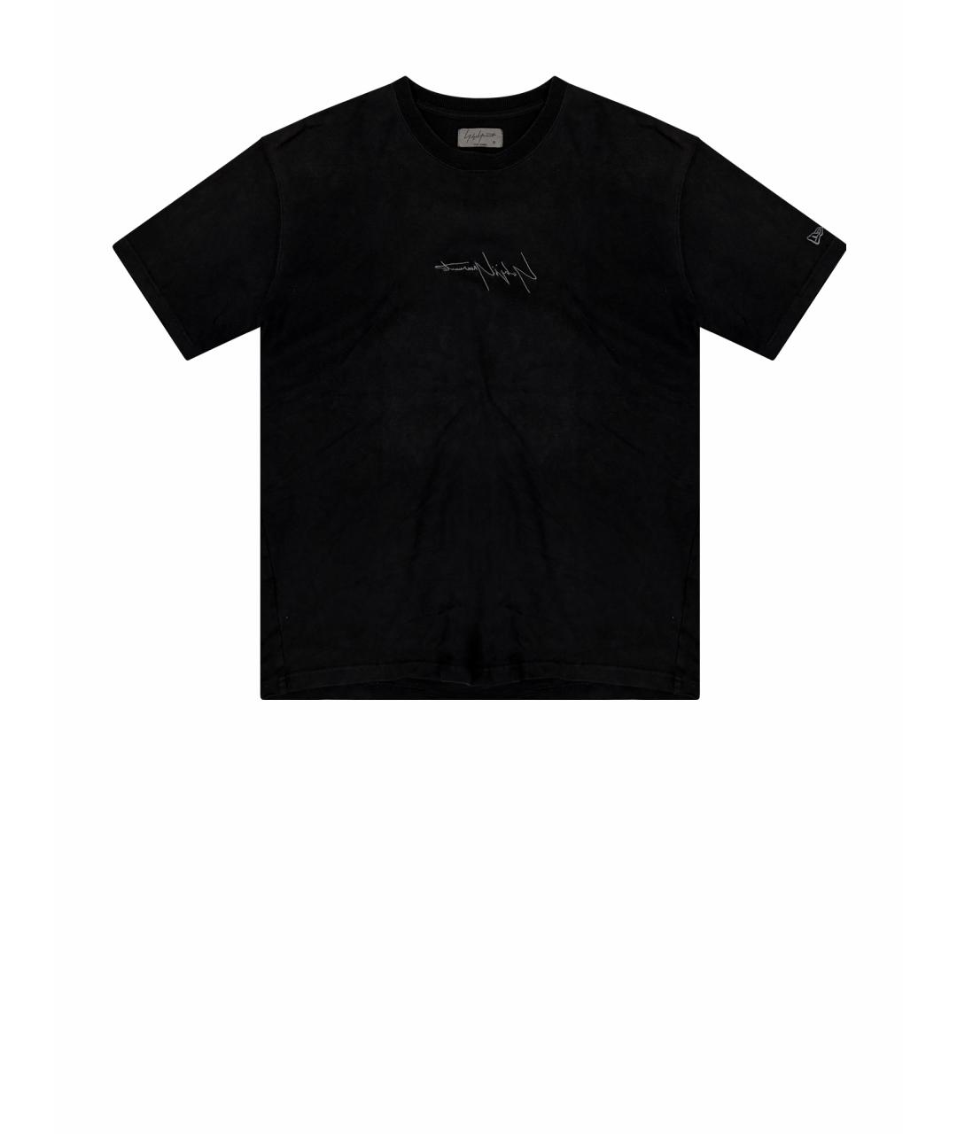 YOHJI YAMAMOTO Черная хлопковая футболка, фото 1