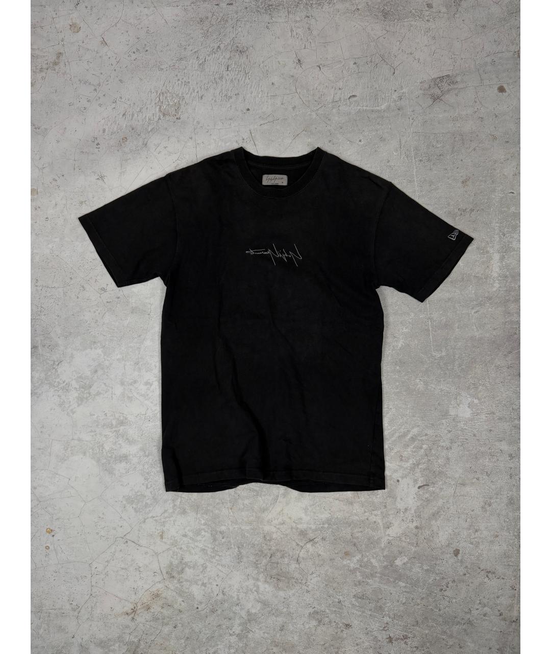 YOHJI YAMAMOTO Черная хлопковая футболка, фото 8