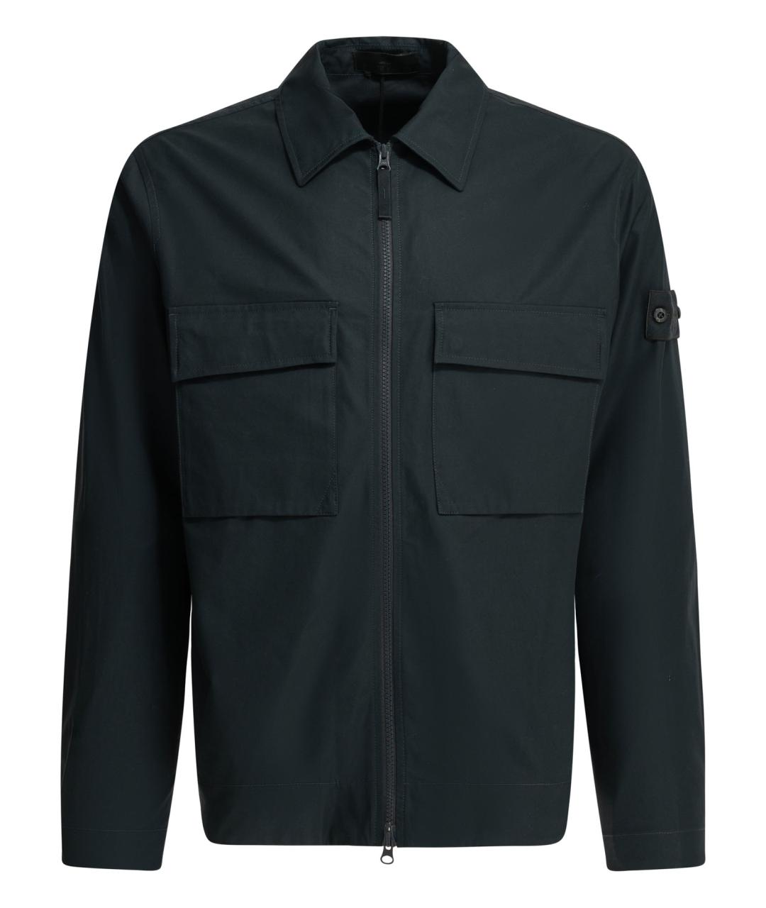 STONE ISLAND Синяя хлопковая куртка, фото 1