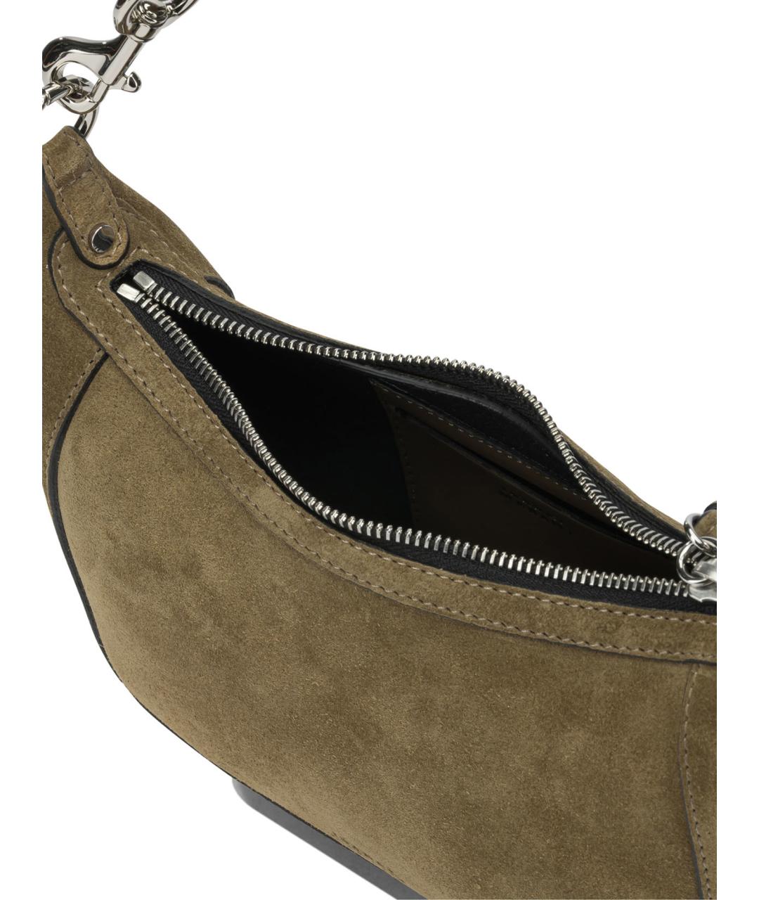 ISABEL MARANT Коричневая замшевая сумка через плечо, фото 5