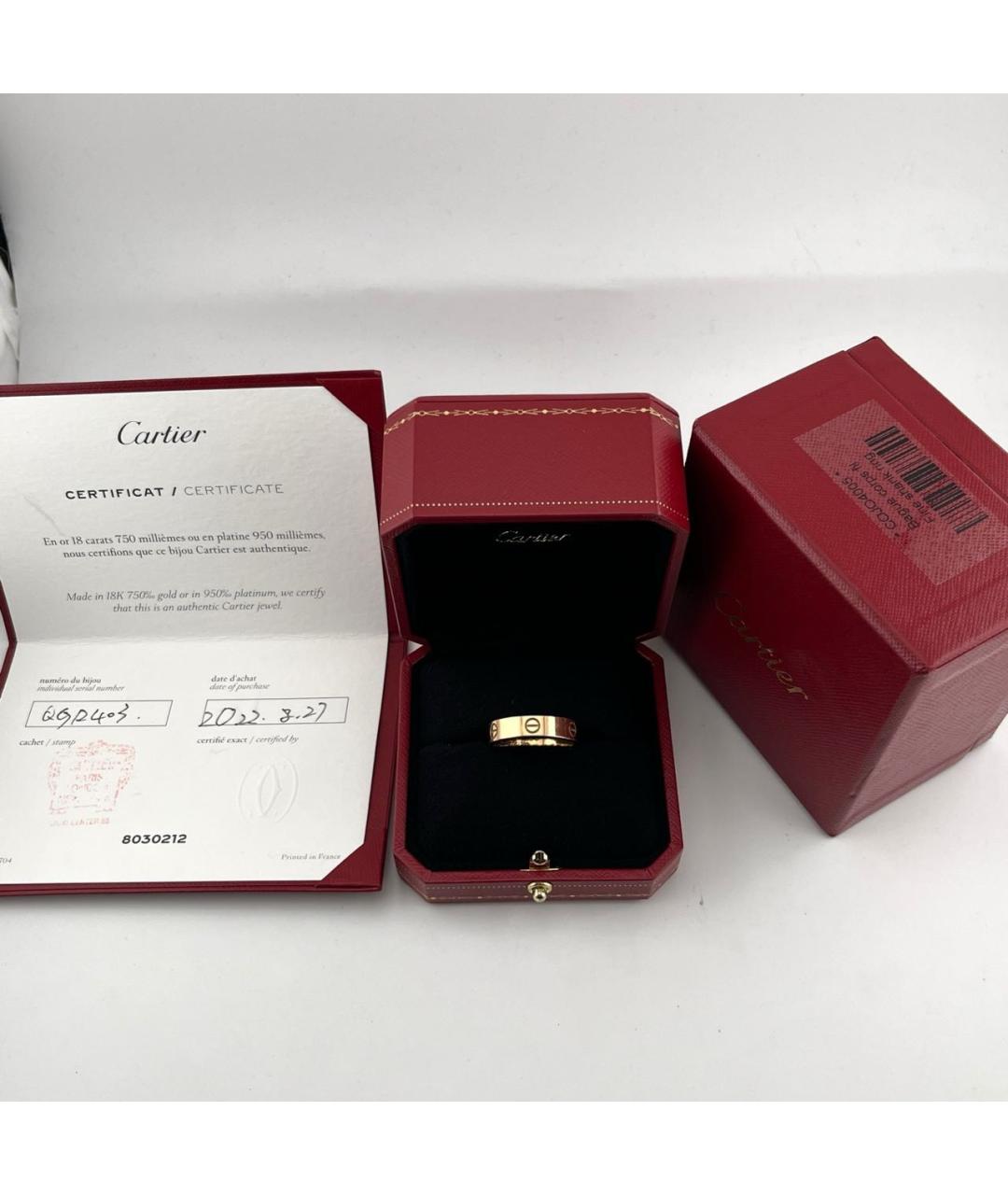 CARTIER Золотое кольцо из розового золота, фото 2