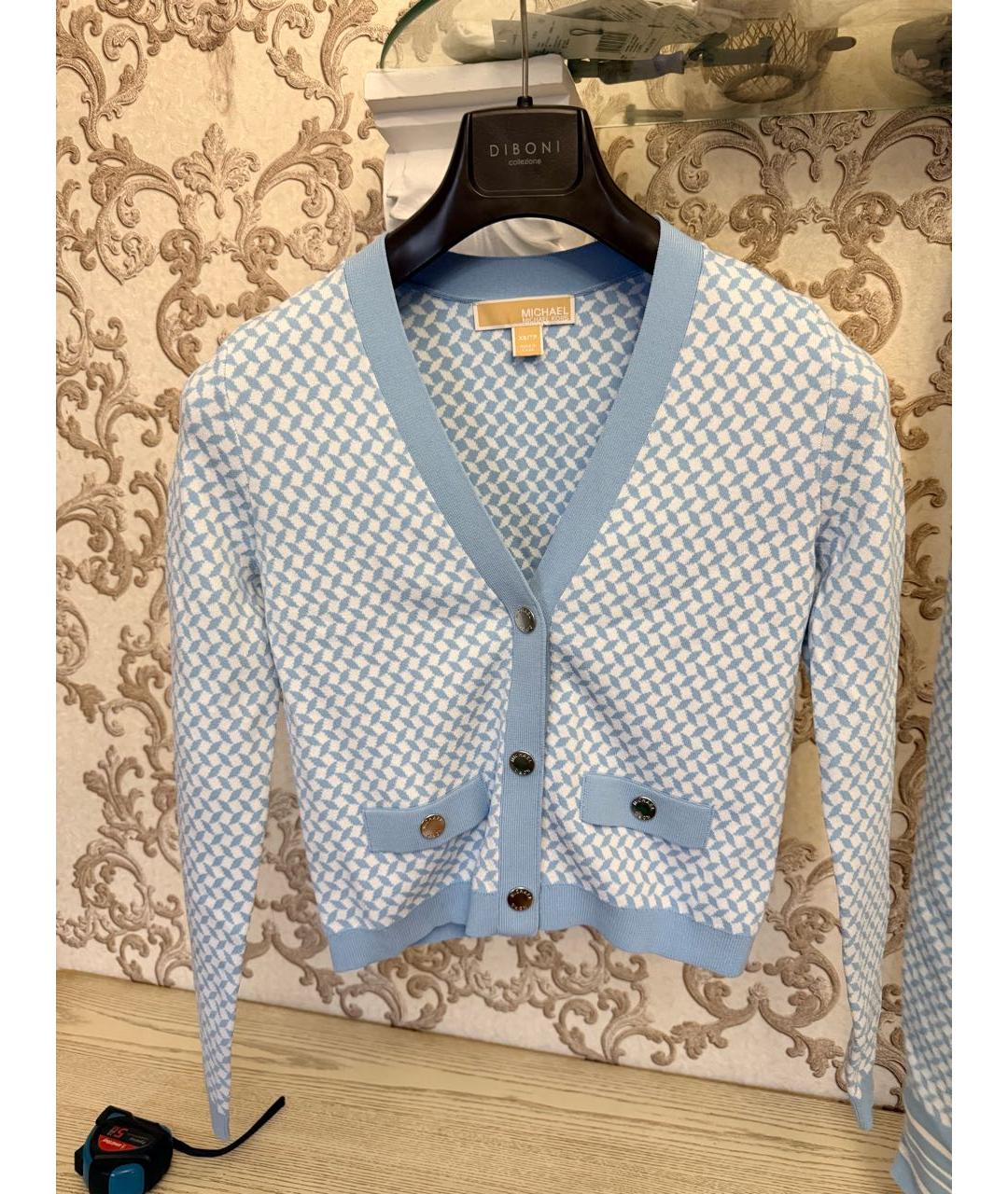 MICHAEL KORS Голубой вискозный костюм с юбками, фото 6