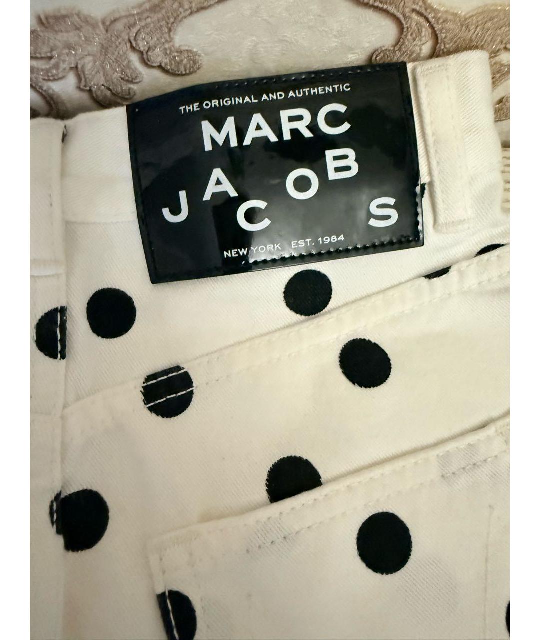 MARC JACOBS Белая хлопковая юбка мини, фото 6