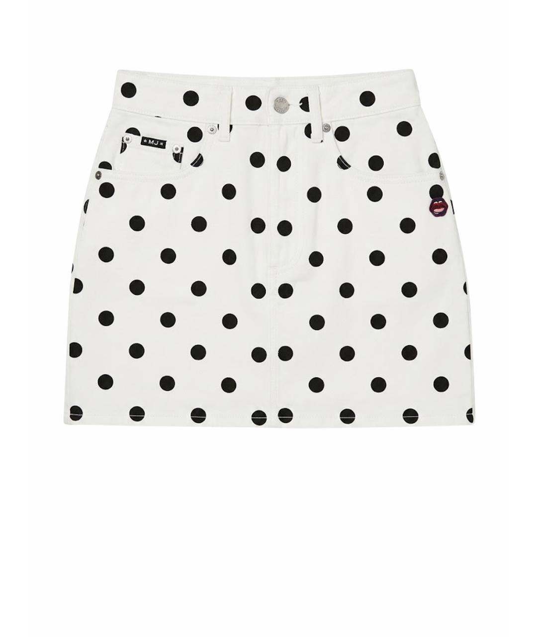 MARC JACOBS Белая хлопковая юбка мини, фото 1