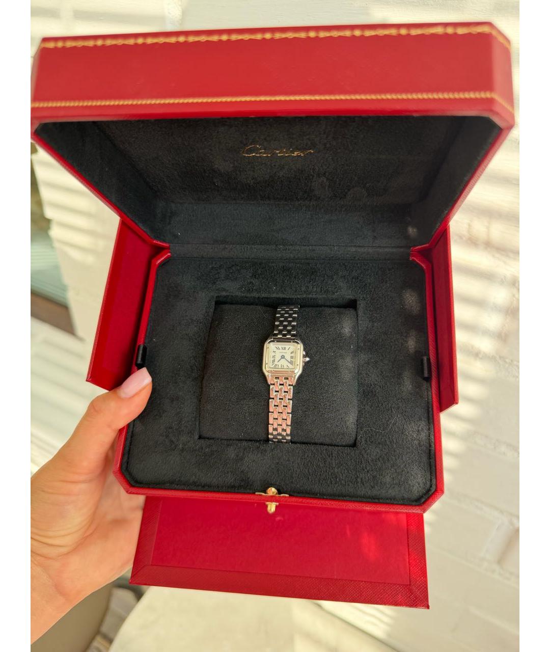 CARTIER Серебряные серебряные часы, фото 4