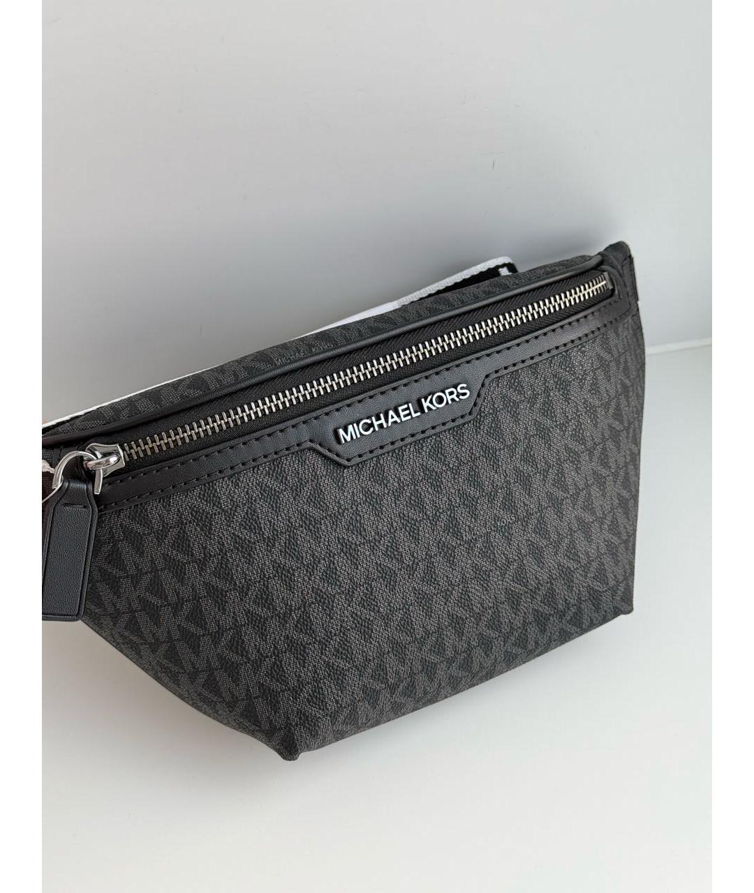 MICHAEL KORS Черная поясная сумка, фото 9
