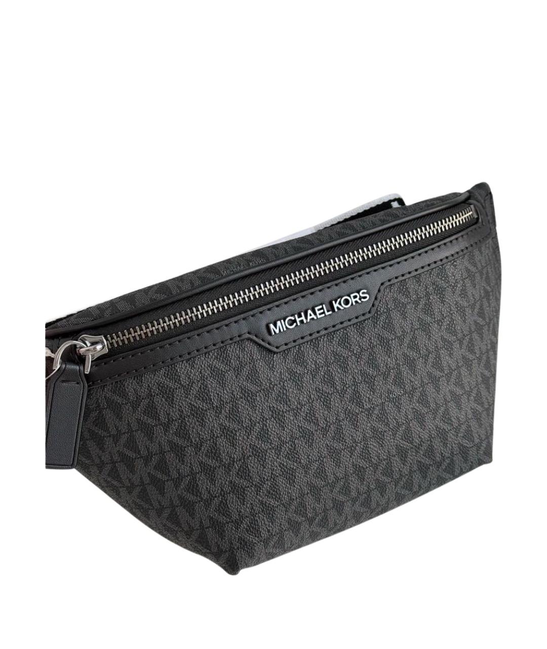 MICHAEL KORS Черная поясная сумка, фото 1