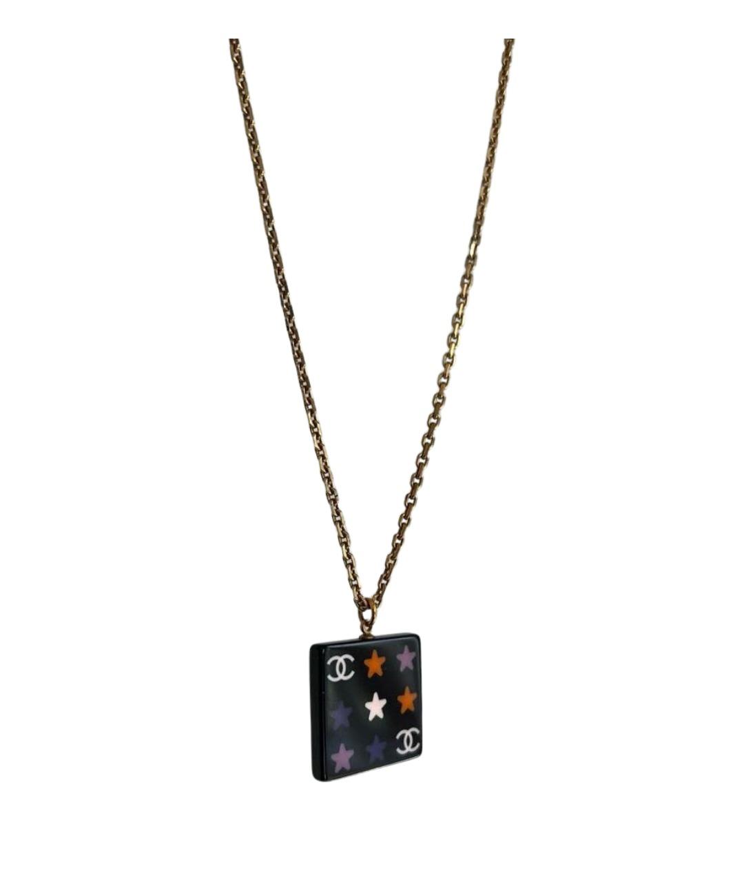 CHANEL Черное колье, фото 1