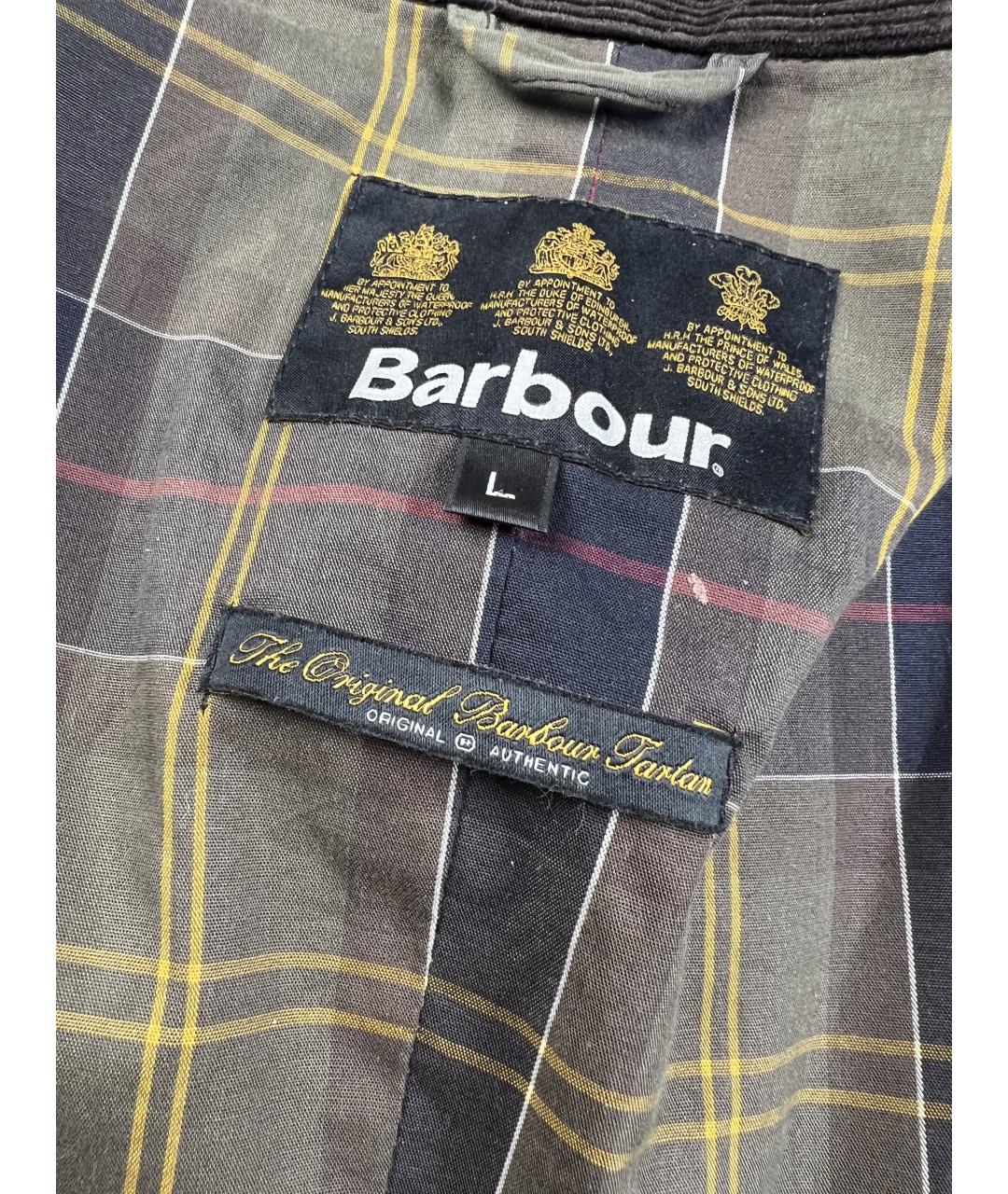 BARBOUR Хаки куртка, фото 4