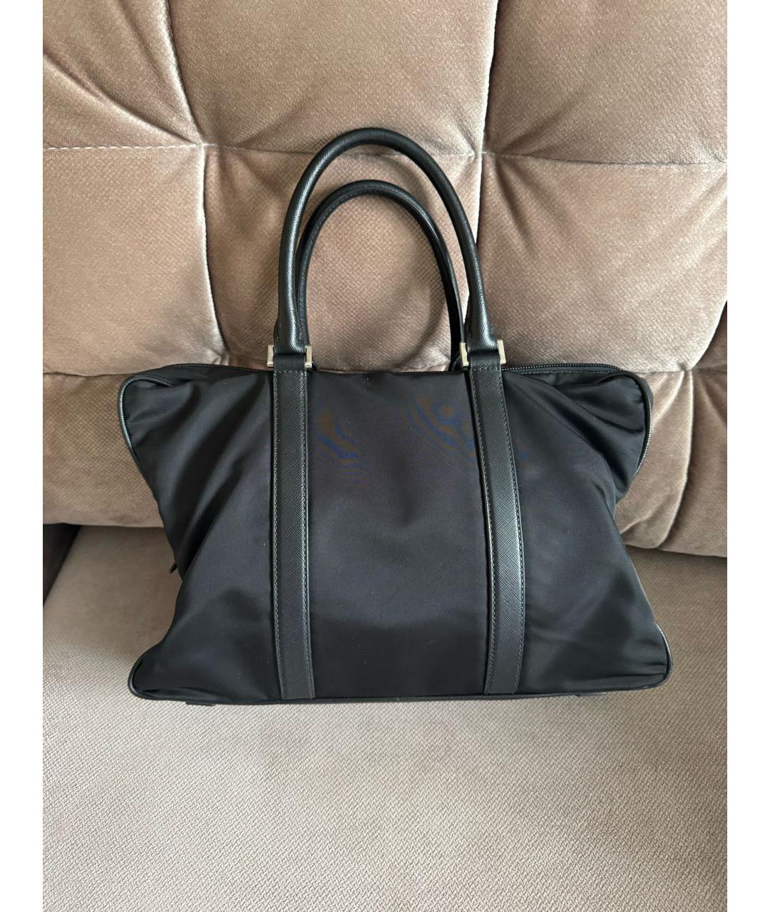 PRADA Черный портфель, фото 2