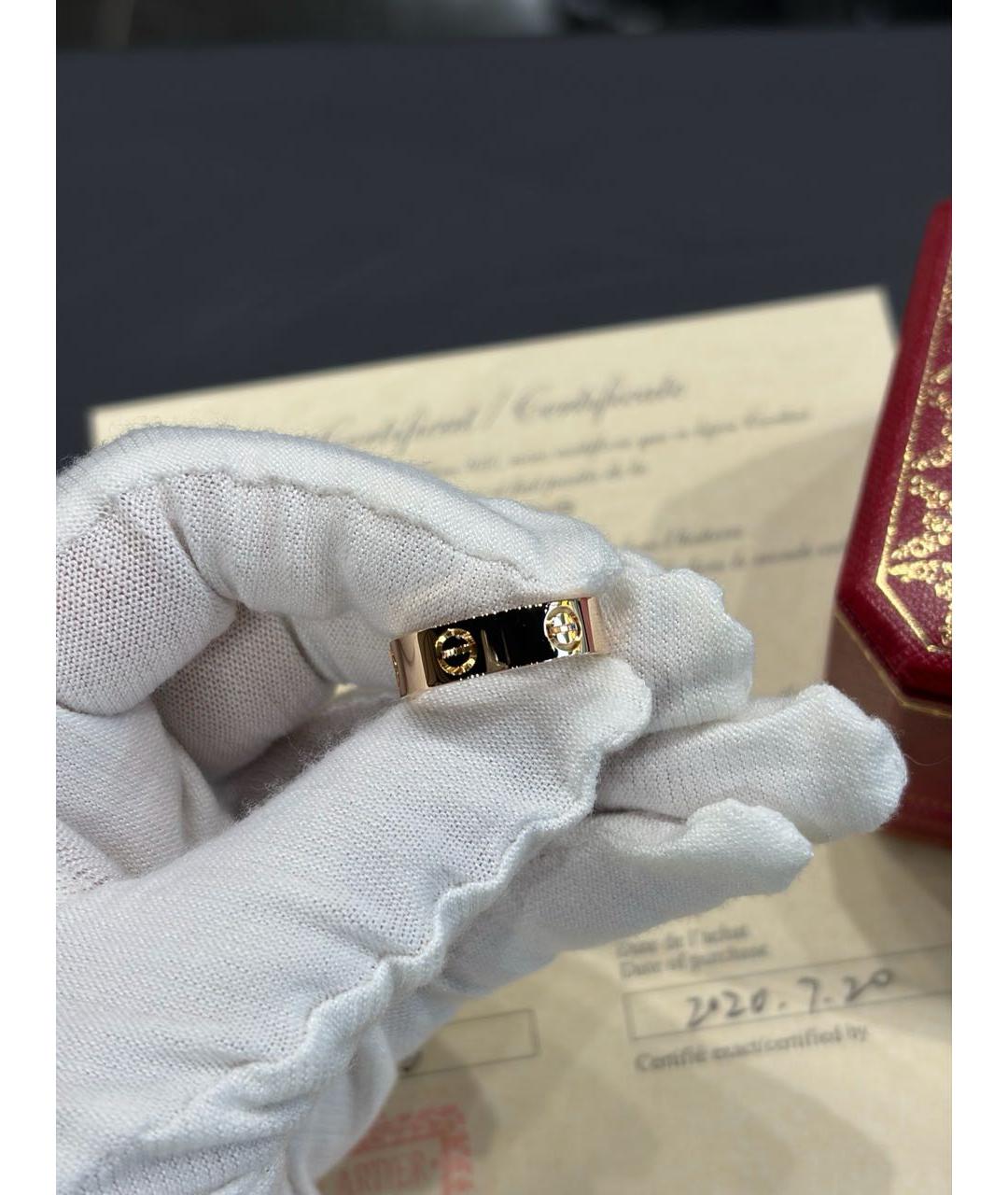 CARTIER Золотое кольцо из розового золота, фото 4