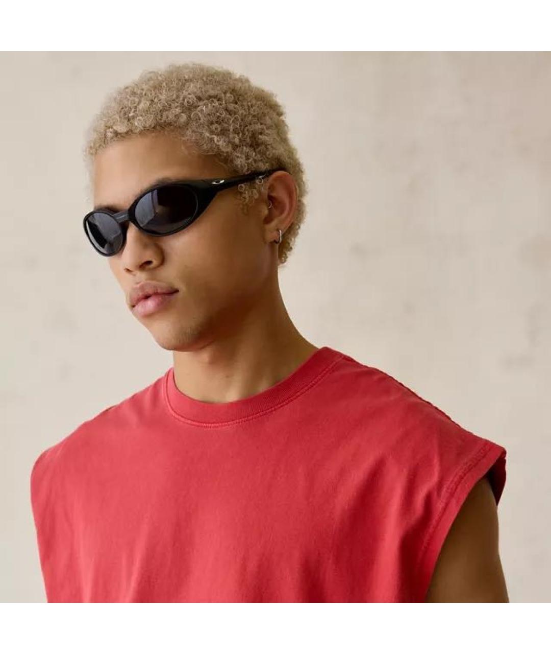 OAKLEY Черные пластиковые солнцезащитные очки, фото 7