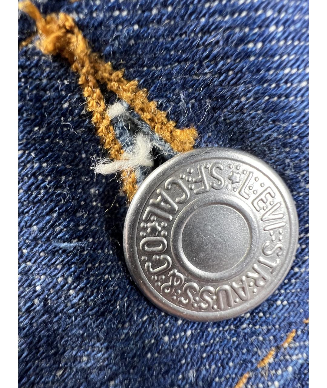LEVI'S Темно-синяя хлопковая куртка, фото 5
