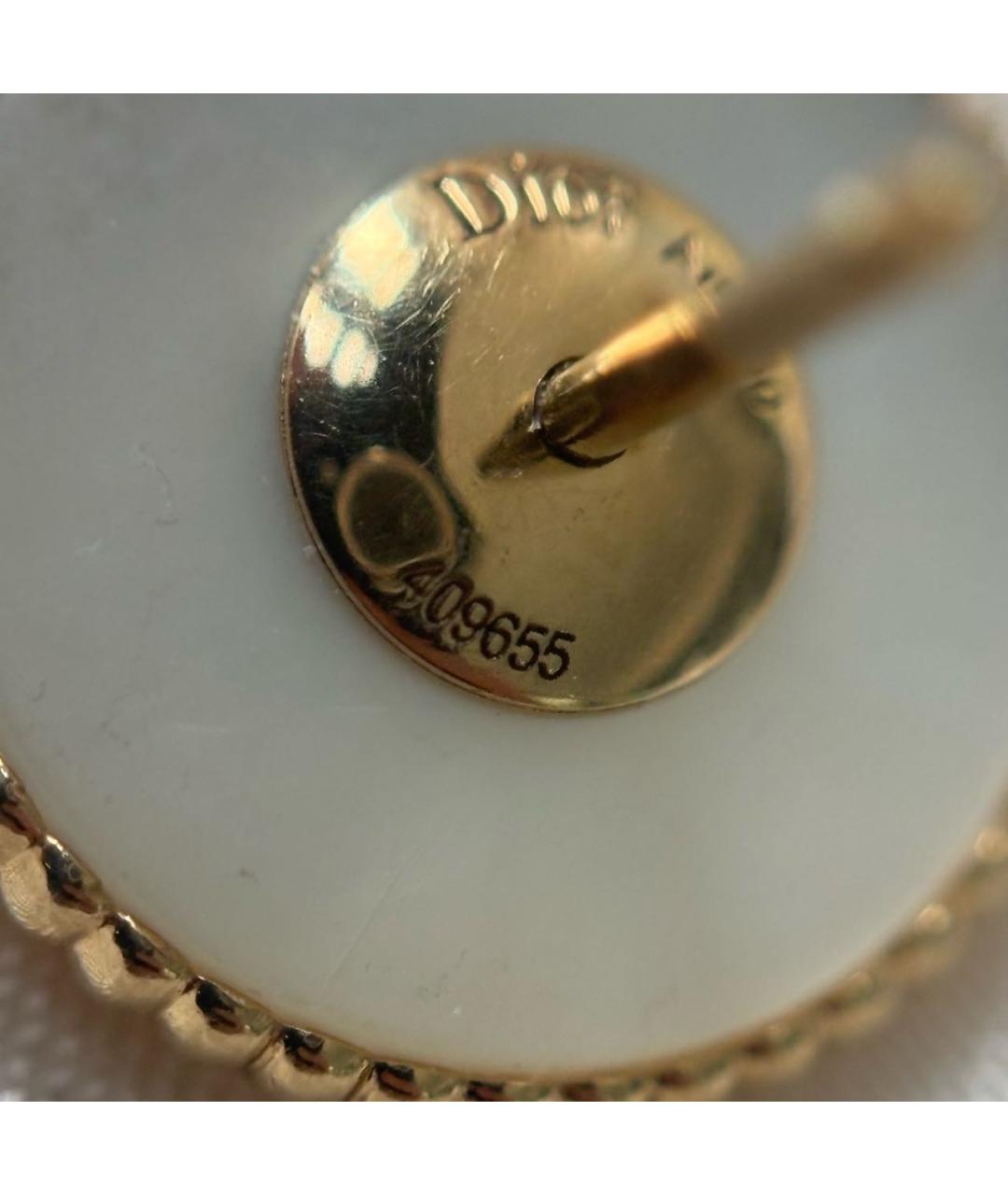 CHRISTIAN DIOR Золотые серьги, фото 4